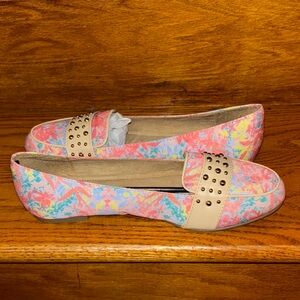 Avon Multicolor Studded Women's Loafers